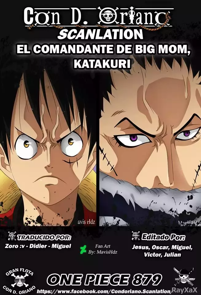 One Piece Capitulo 879: UNO DE LOS TRES COMANDANTES DE DULCES DE BIG MOM: KATAKURI página 2