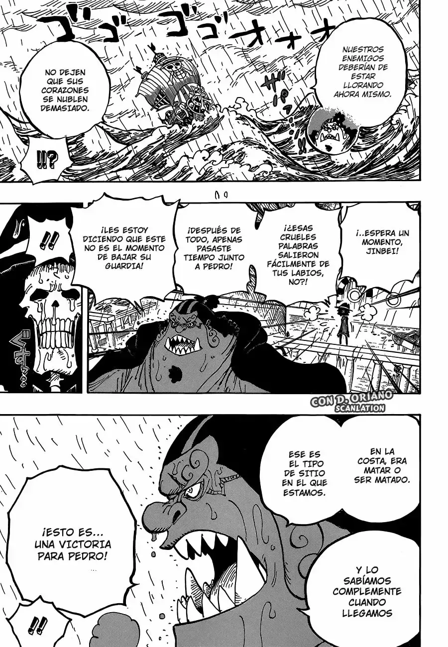 One Piece Capitulo 879: UNO DE LOS TRES COMANDANTES DE DULCES DE BIG MOM: KATAKURI página 5