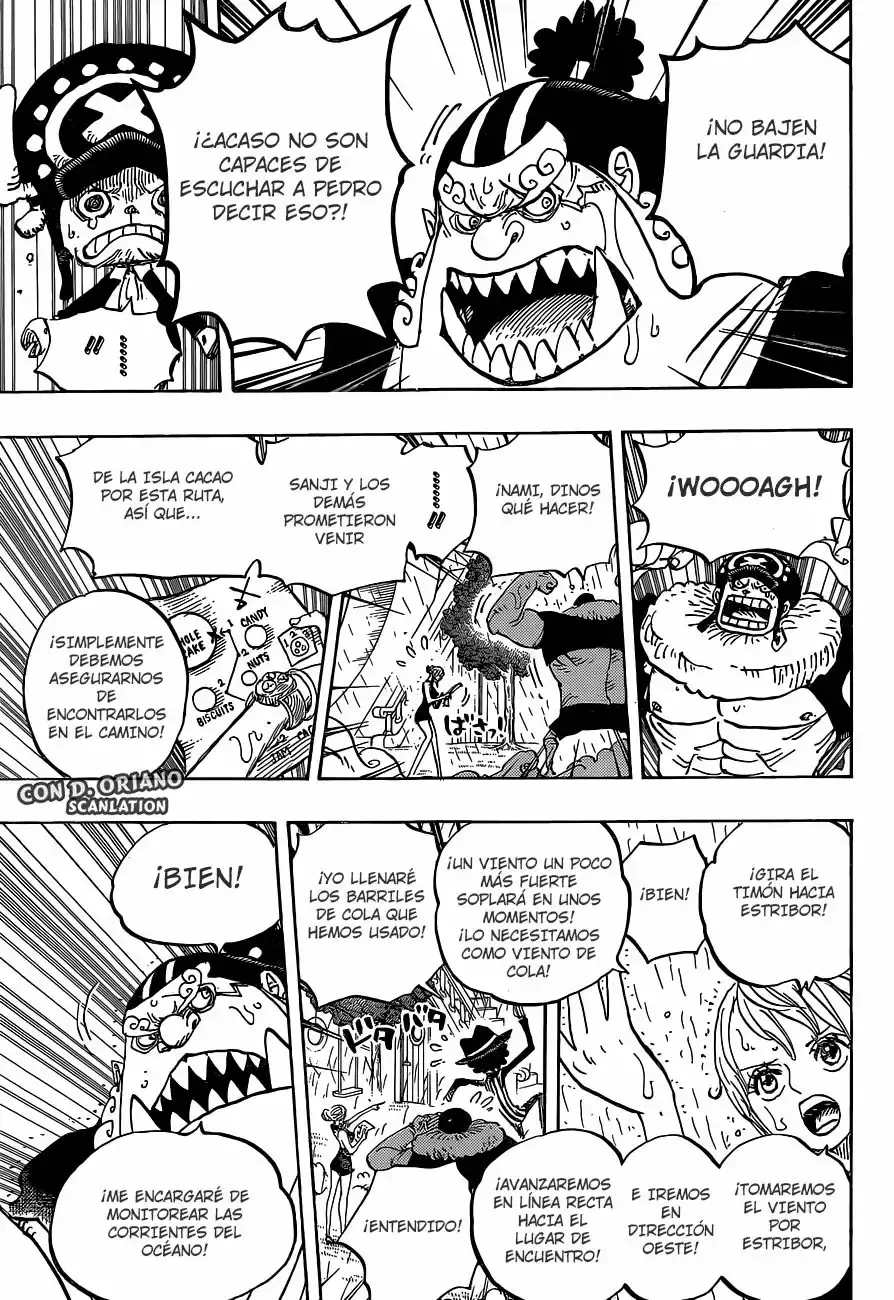 One Piece Capitulo 879: UNO DE LOS TRES COMANDANTES DE DULCES DE BIG MOM: KATAKURI página 7