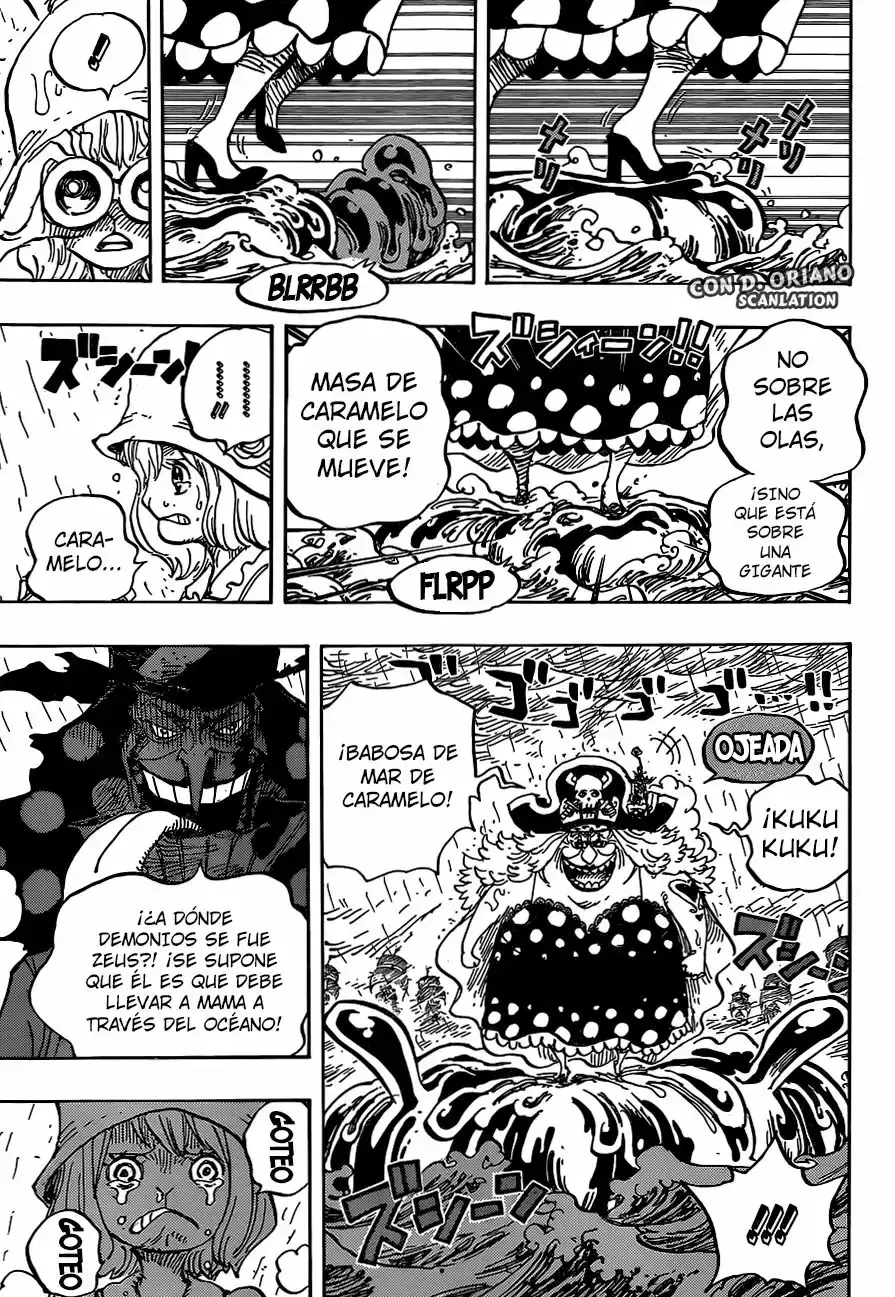 One Piece Capitulo 879: UNO DE LOS TRES COMANDANTES DE DULCES DE BIG MOM: KATAKURI página 9