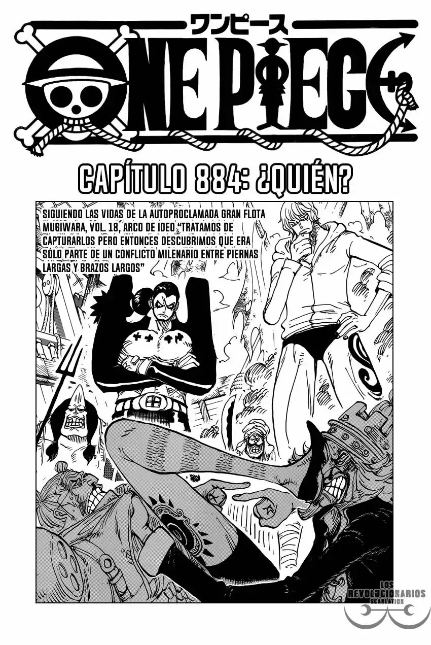 One Piece Capitulo 884: ¿QUIEN? página 2