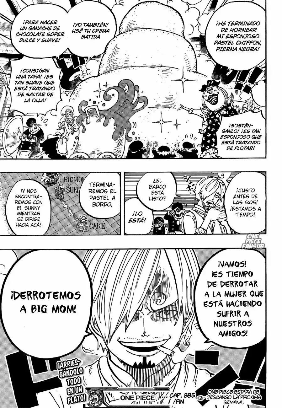 One Piece Capitulo 885: Me llamo Brulee página 16