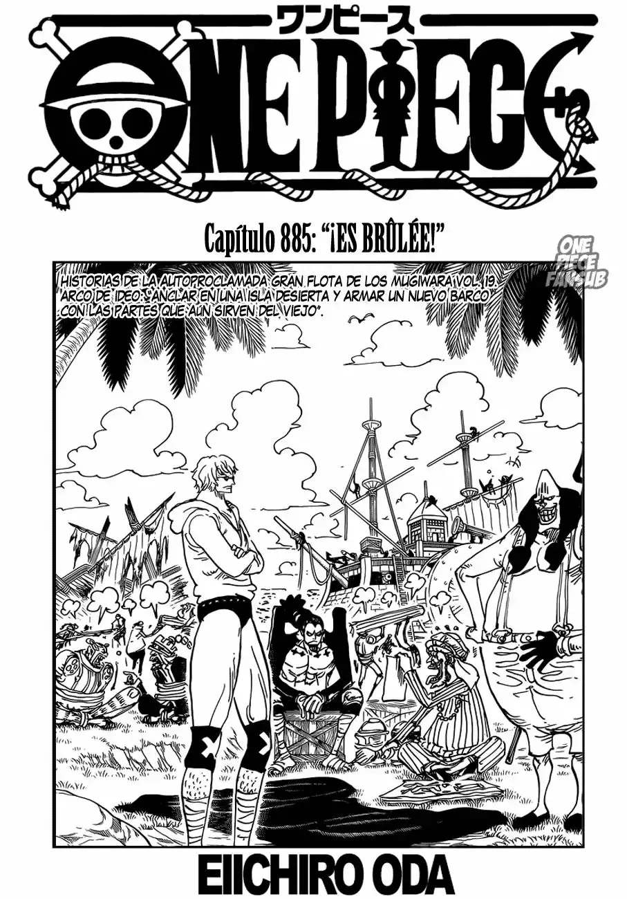 One Piece Capitulo 885: Me llamo Brulee página 2