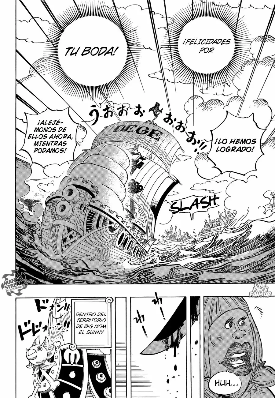 One Piece Capitulo 887: En algún lugar, alguien desea tu felicidad página 15