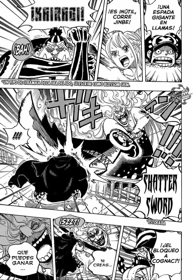 One Piece Capitulo 890: Big Mom en cubierta página 7