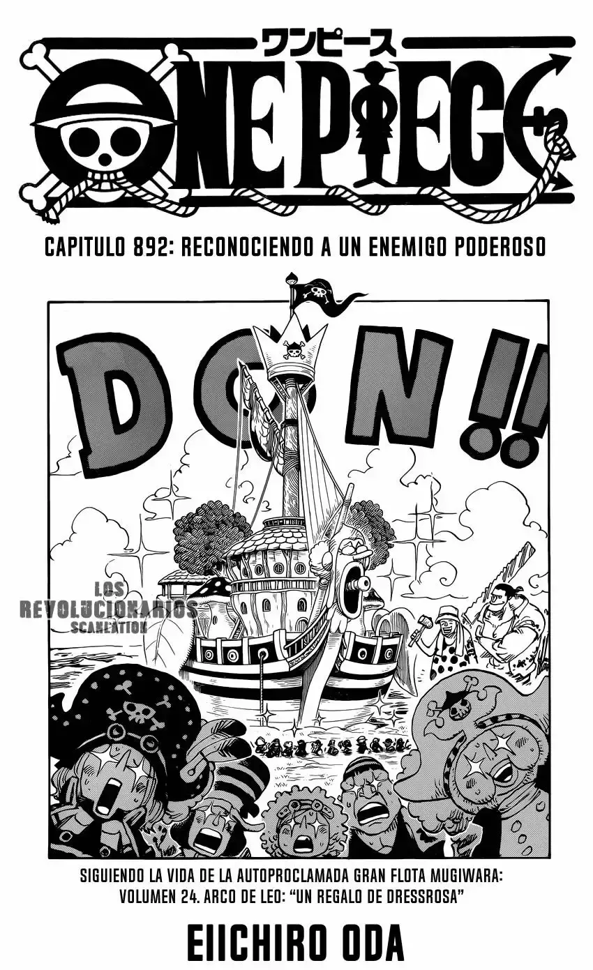 One Piece Capitulo 892: Reconociendo a un enemigo poderoso página 2