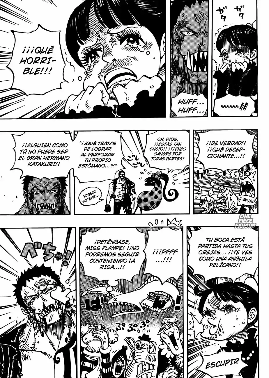 One Piece Capitulo 893: La 36TA Hija de la familia Charlotte, Flampe página 14