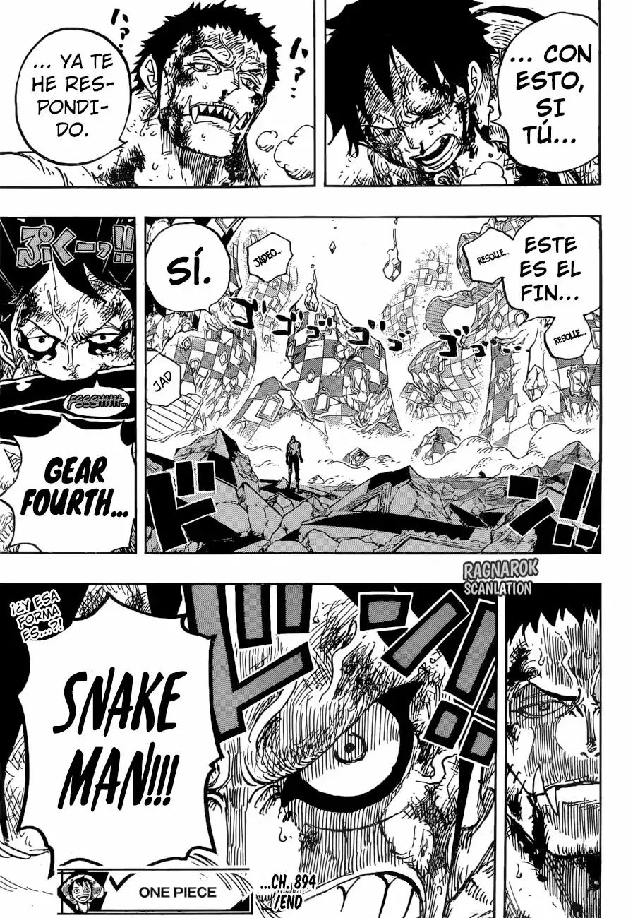 One Piece Capitulo 894: 12:05 am página 17