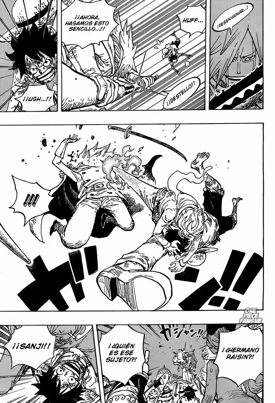 One Piece Capitulo 897: El plan de escape de cacao island de Pekoms página 11