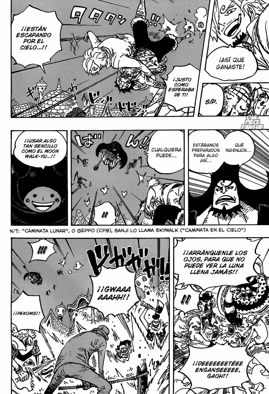 One Piece Capitulo 897: El plan de escape de cacao island de Pekoms página 12