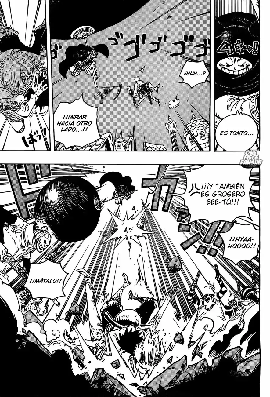 One Piece Capitulo 897: El plan de escape de cacao island de Pekoms página 13