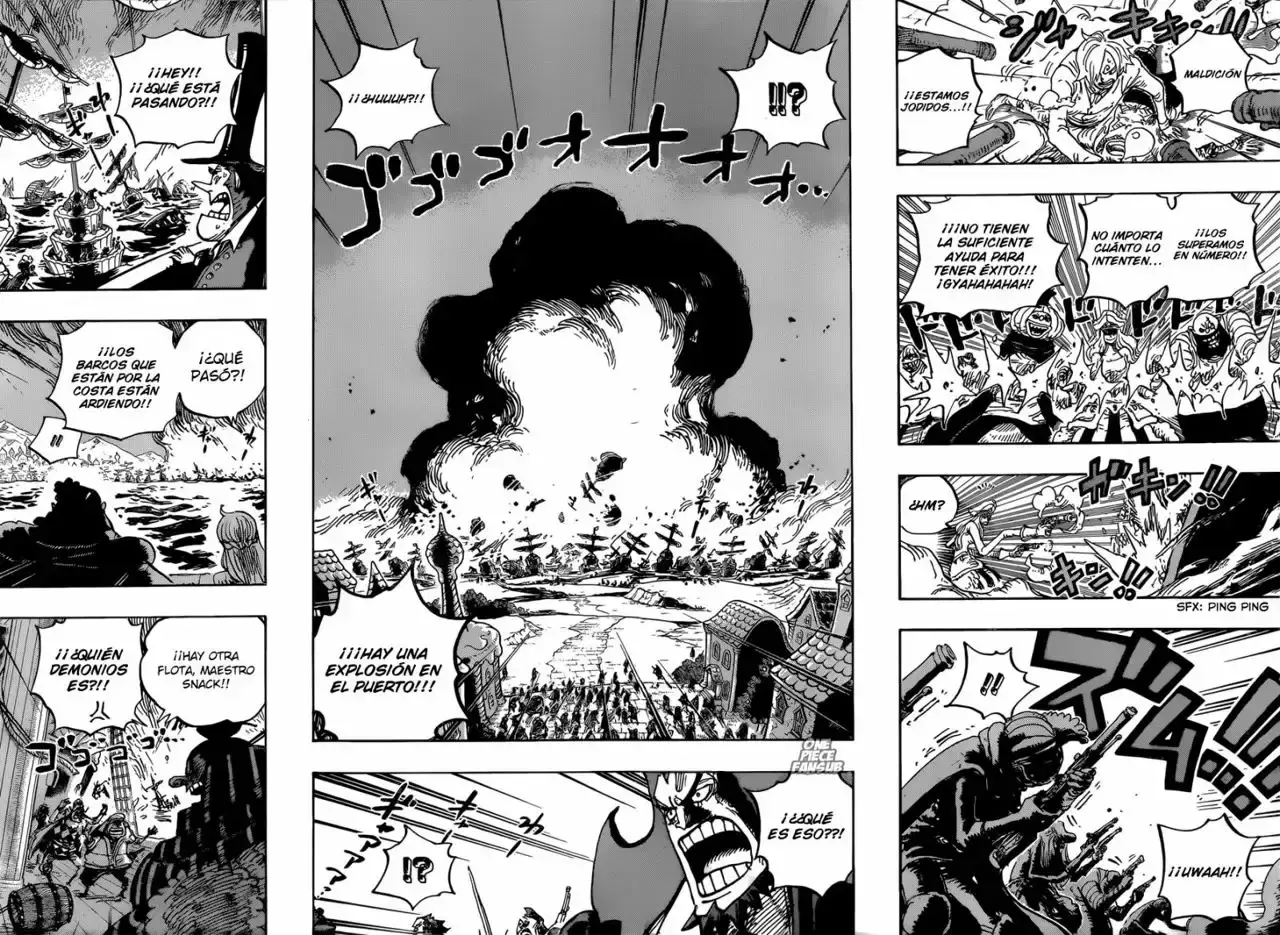 One Piece Capitulo 897: El plan de escape de cacao island de Pekoms página 14
