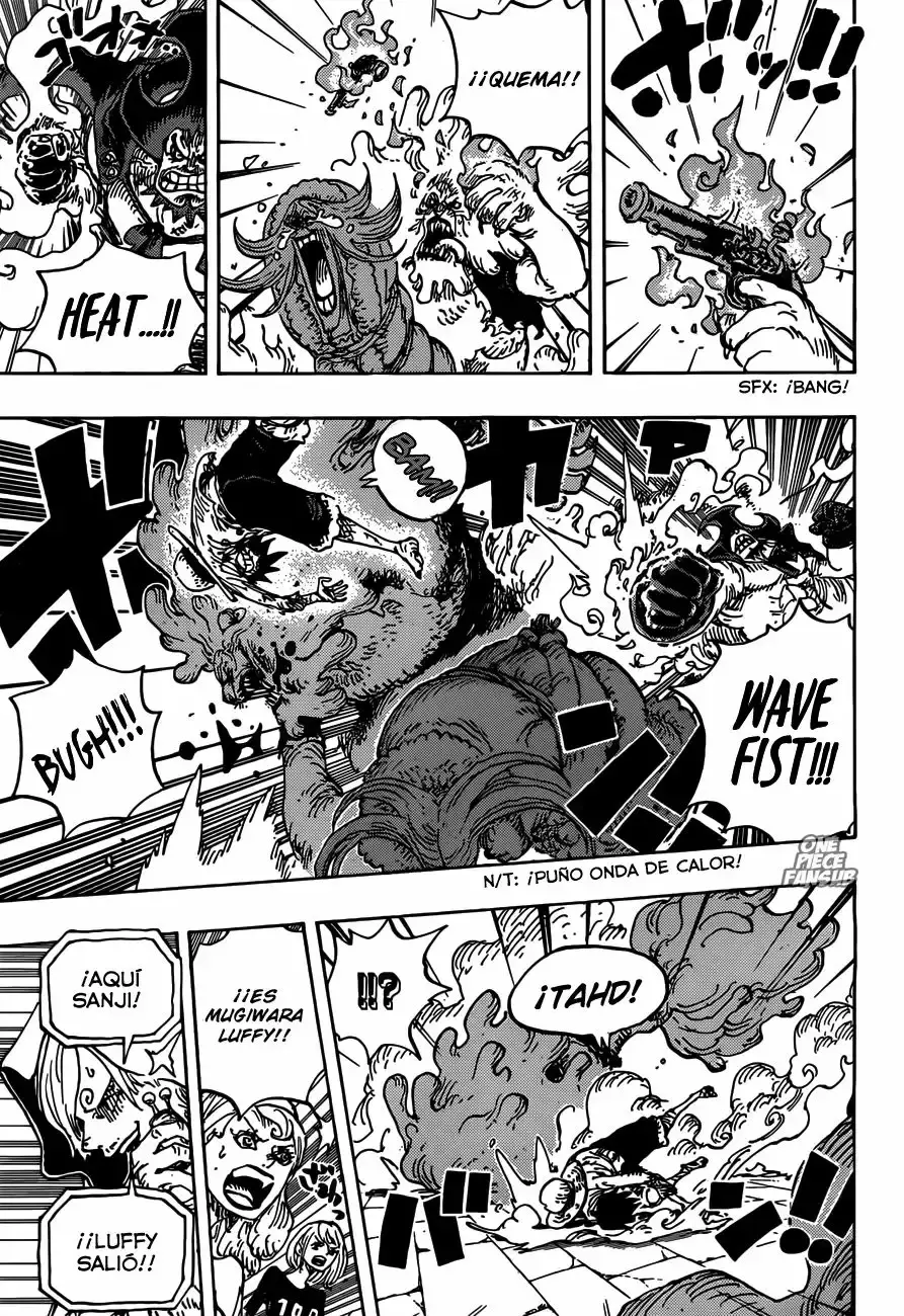 One Piece Capitulo 897: El plan de escape de cacao island de Pekoms página 9