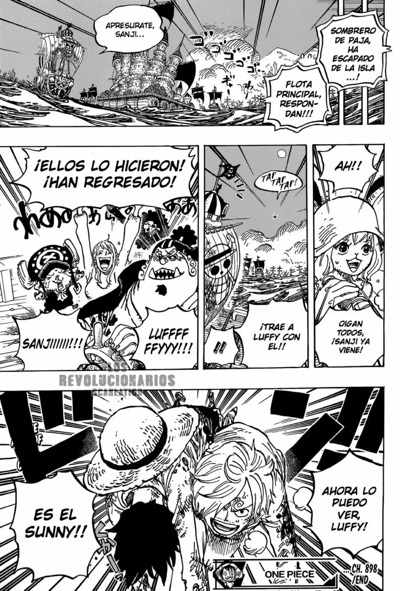 One Piece Capitulo 898: Definitivamente regresaremos página 15