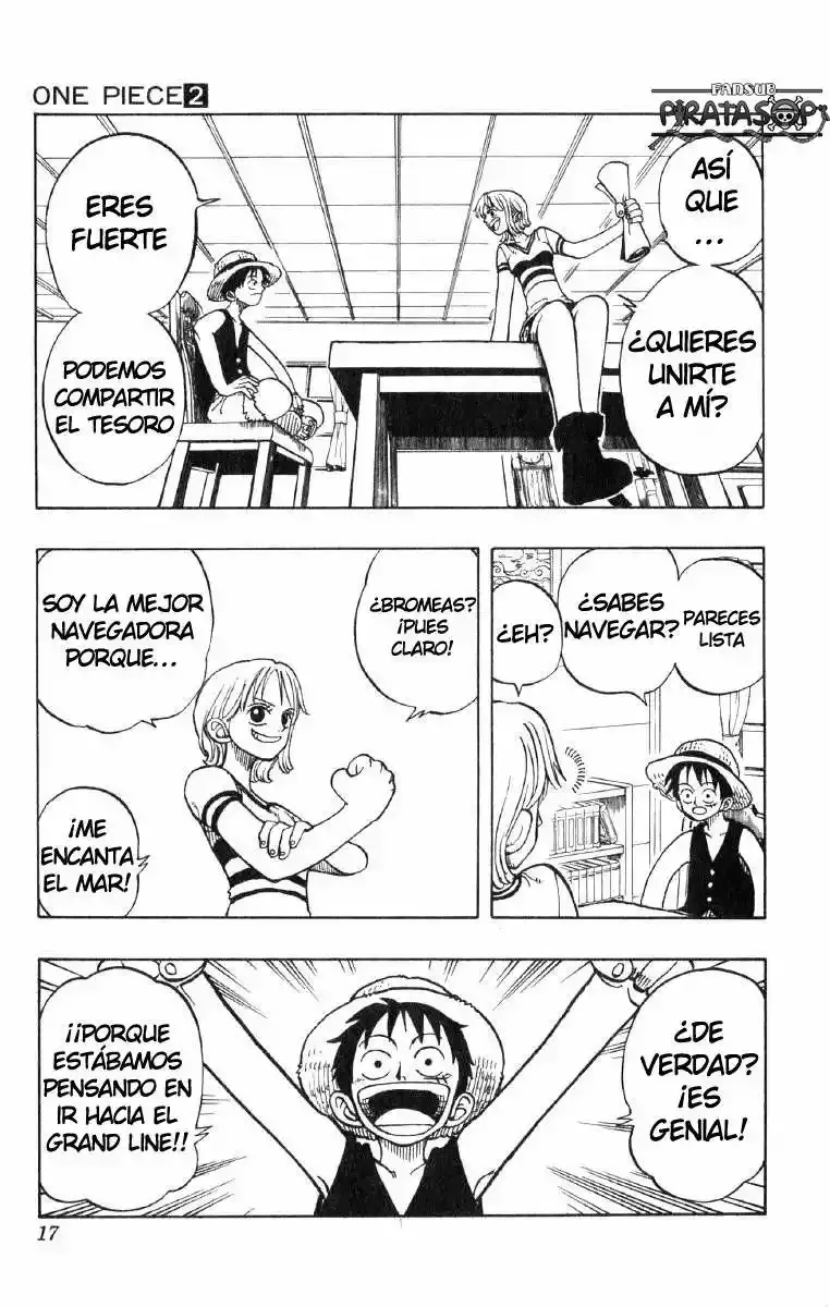One Piece Capitulo 9: "La Chica Demonio" página 16