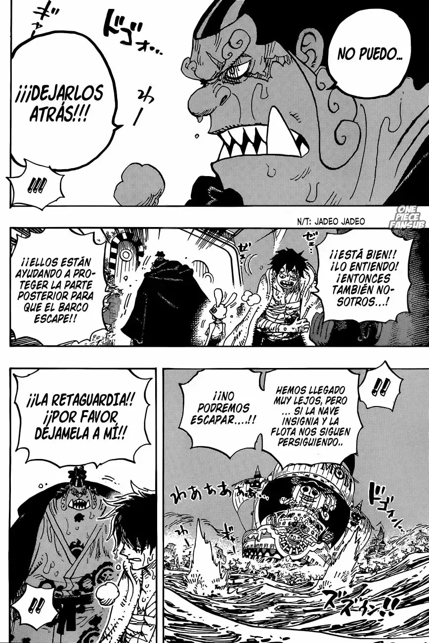 One Piece Capitulo 901: ¡Incluso si mueres, no mueras! página 12