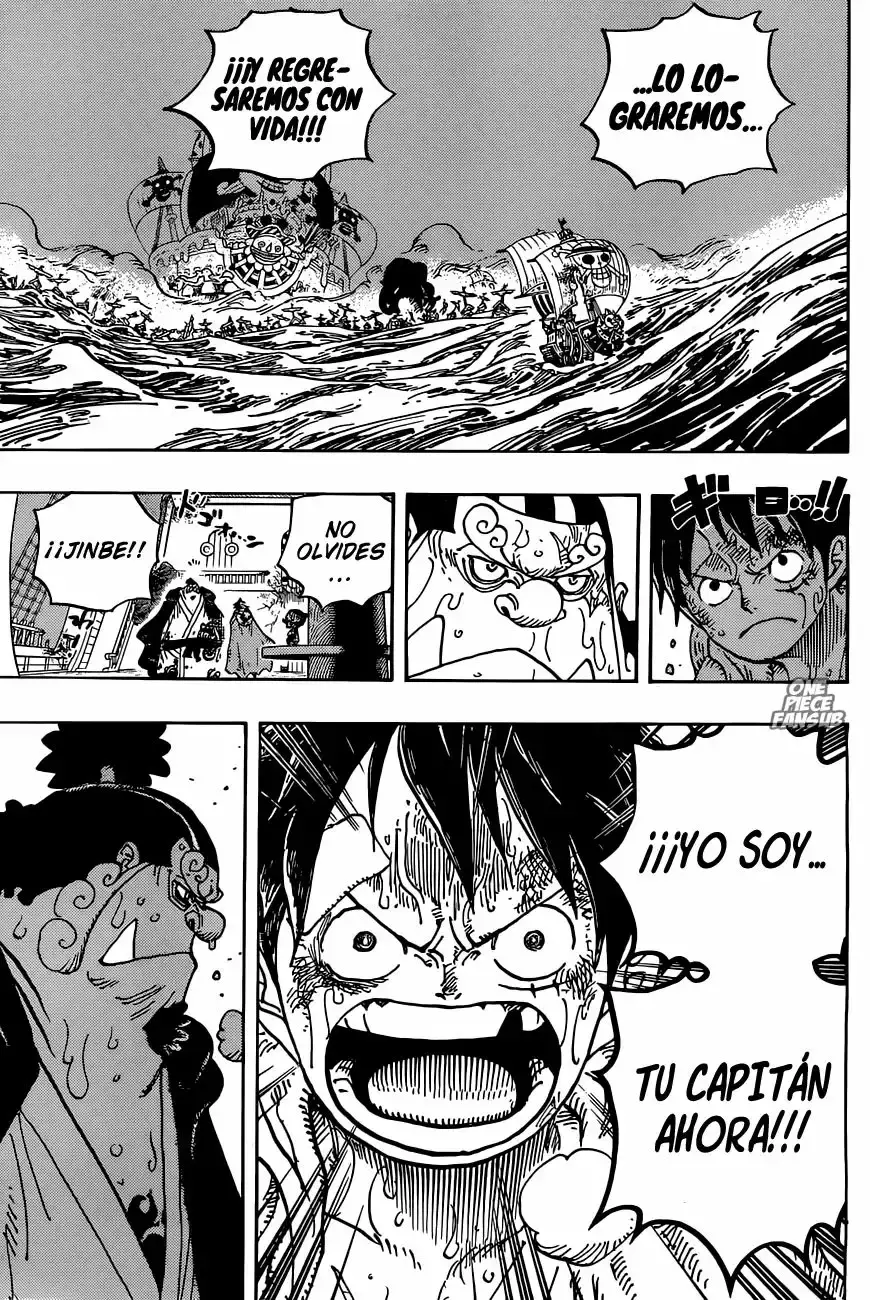 One Piece Capitulo 901: ¡Incluso si mueres, no mueras! página 13
