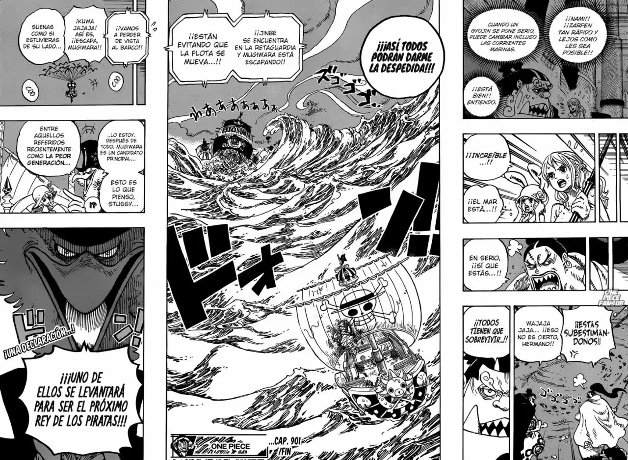 One Piece Capitulo 901: ¡Incluso si mueres, no mueras! página 16