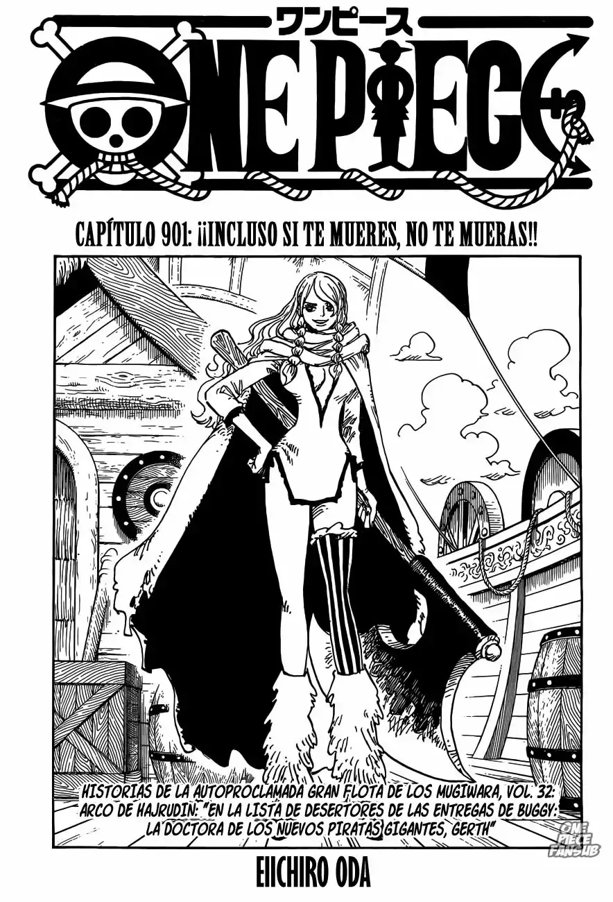 One Piece Capitulo 901: ¡Incluso si mueres, no mueras! página 2