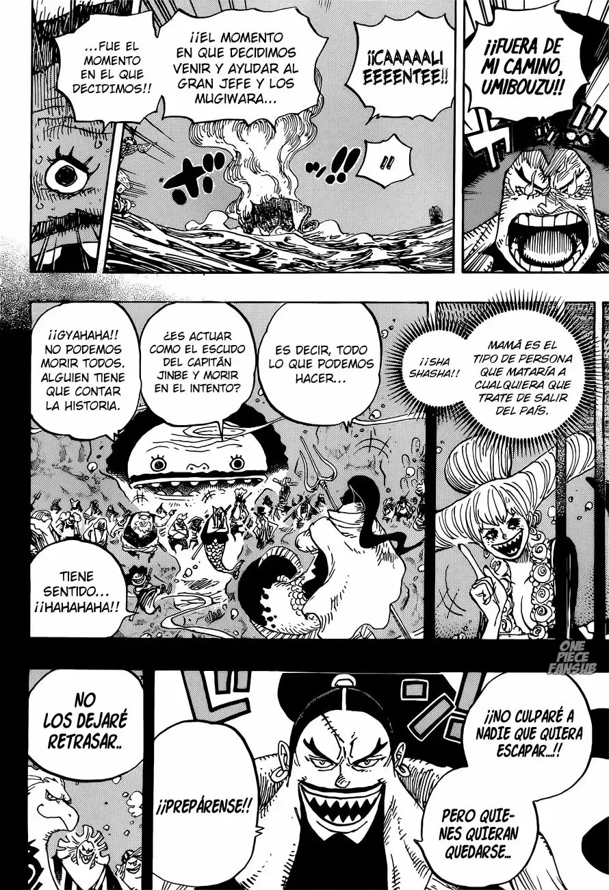 One Piece Capitulo 901: ¡Incluso si mueres, no mueras! página 9