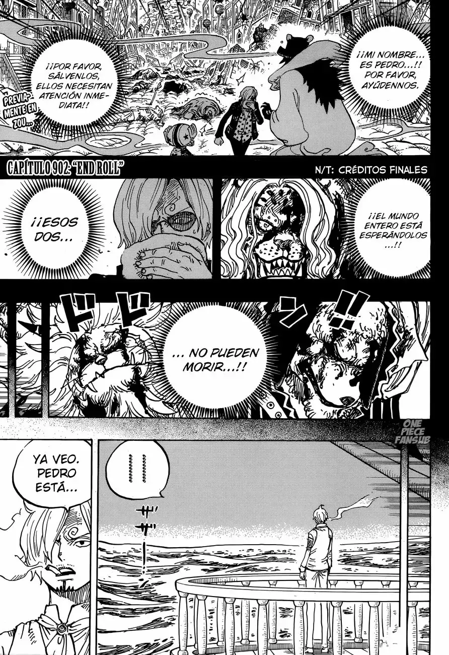 One Piece Capitulo 902: Rodaje Final página 3