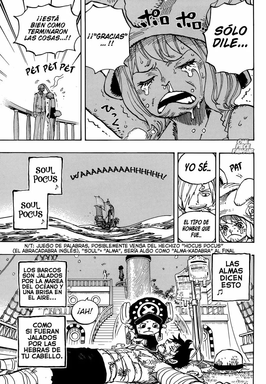 One Piece Capitulo 902: Rodaje Final página 5