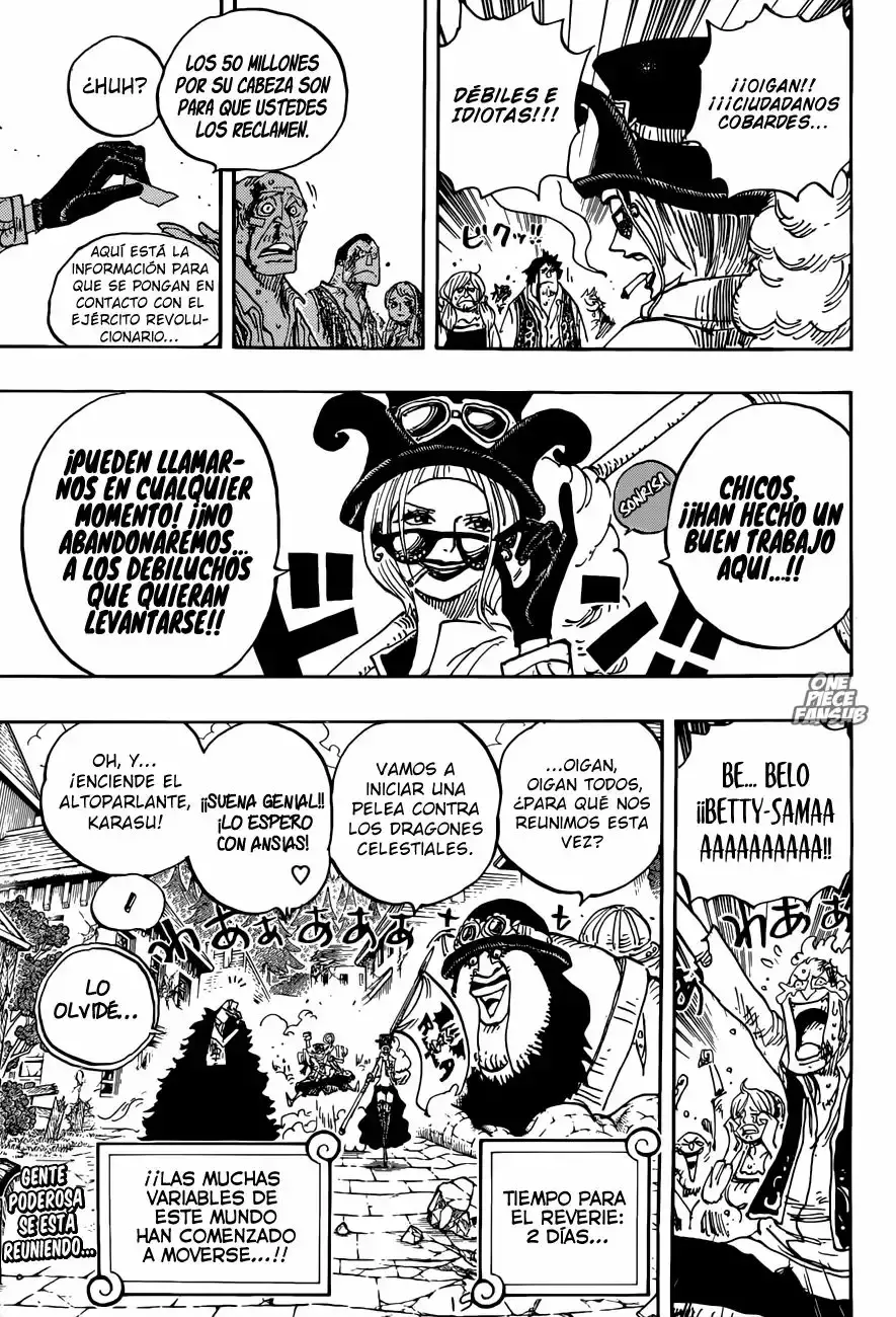 One Piece Capitulo 904: LA ENTRADA DE LOS COMANDANTES DEL EJÉRCITO REVOLUCIONARIO página 14