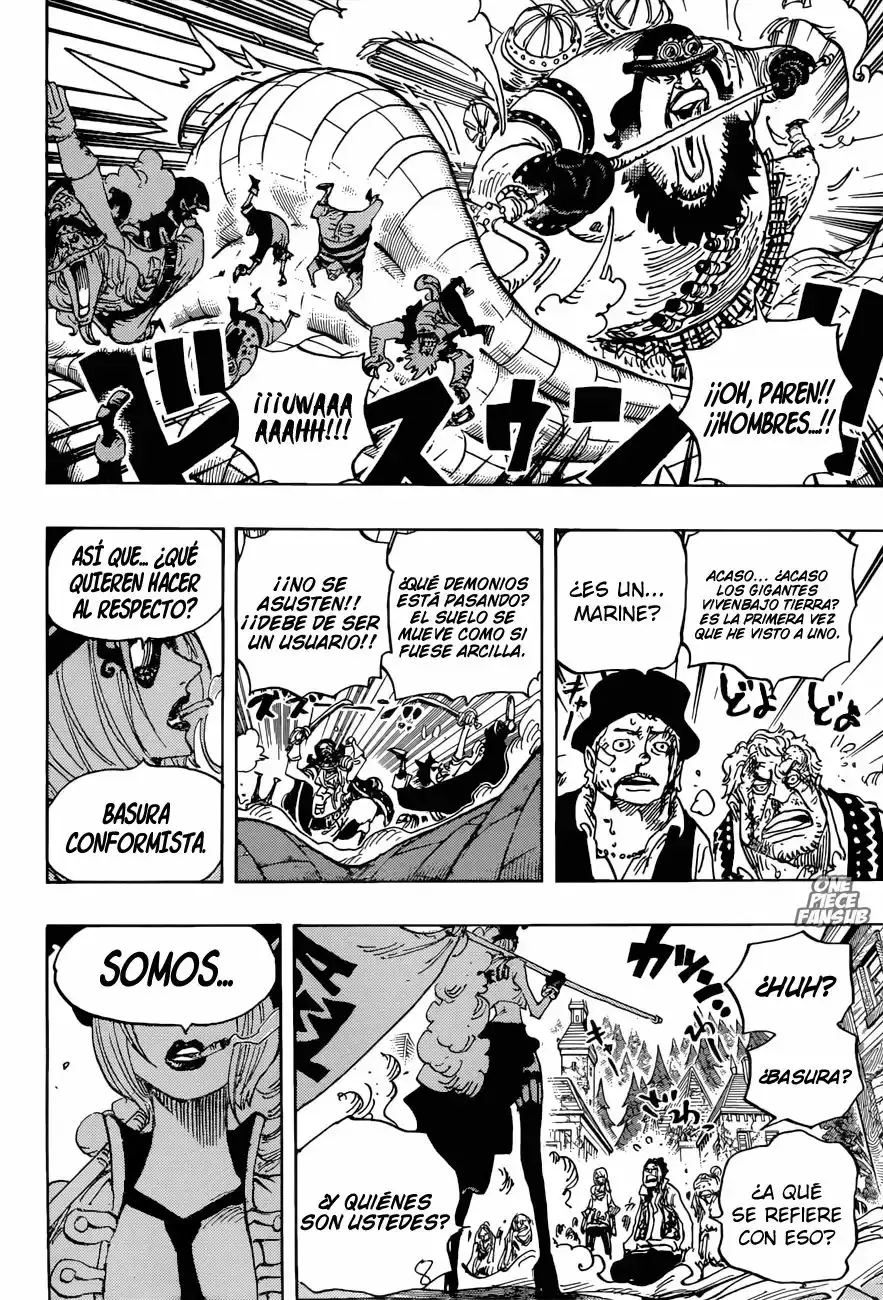 One Piece Capitulo 904: LA ENTRADA DE LOS COMANDANTES DEL EJÉRCITO REVOLUCIONARIO página 8