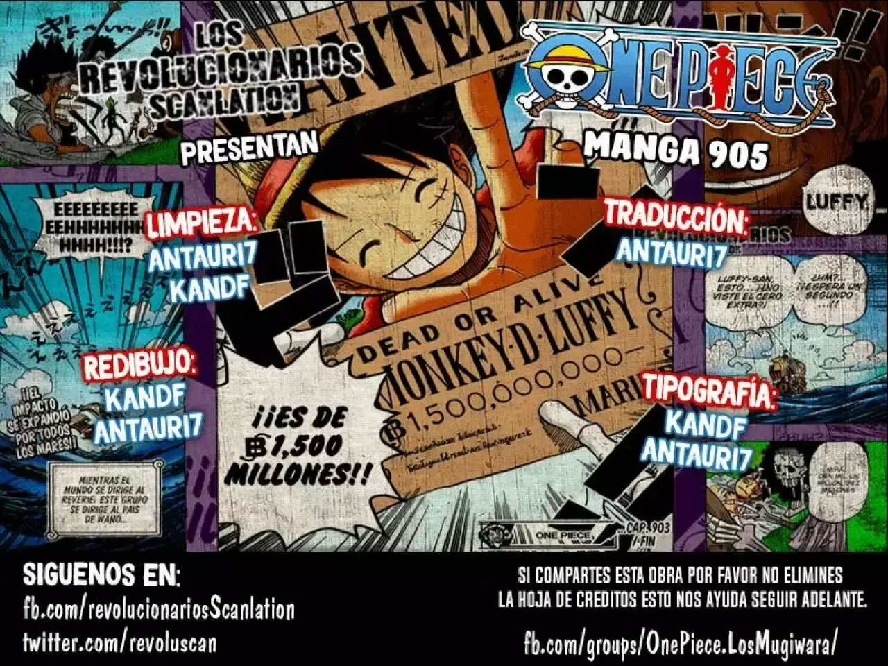 One Piece Capitulo 905: UN MUNDO HERMOSO página 20