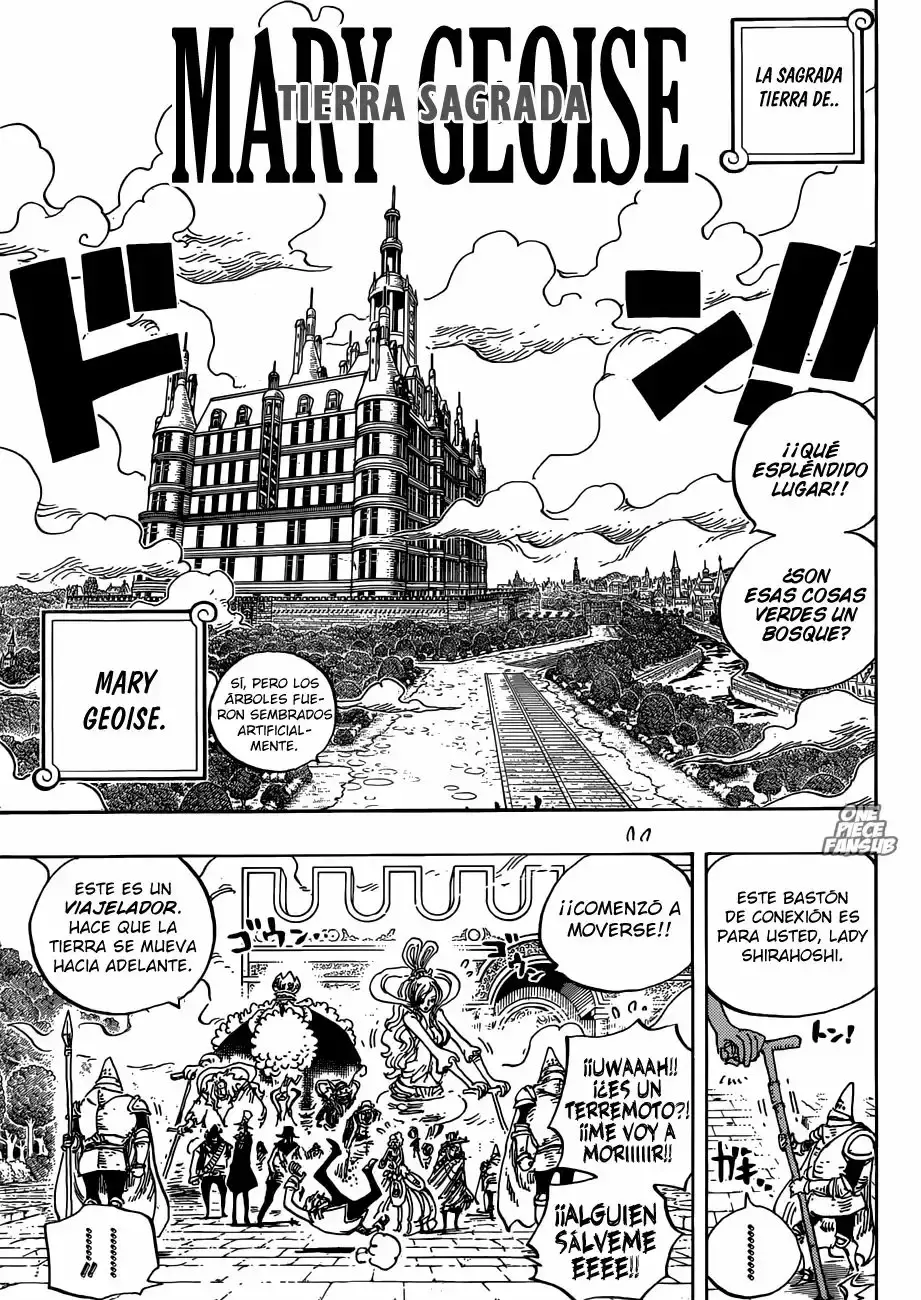 One Piece Capitulo 906: Tierra Sagrada Mary Geoise página 4