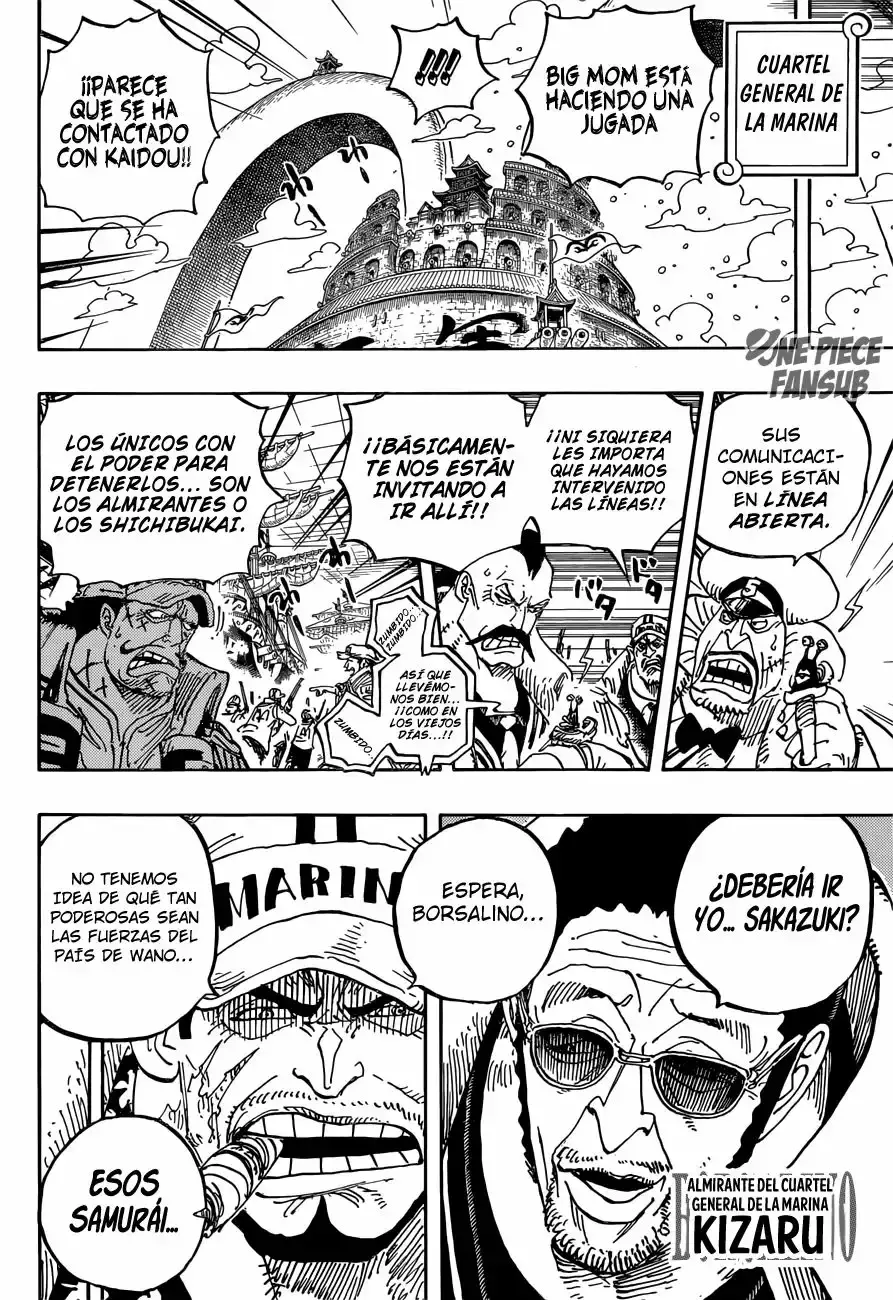 One Piece Capitulo 907: El Trono Vacío página 5
