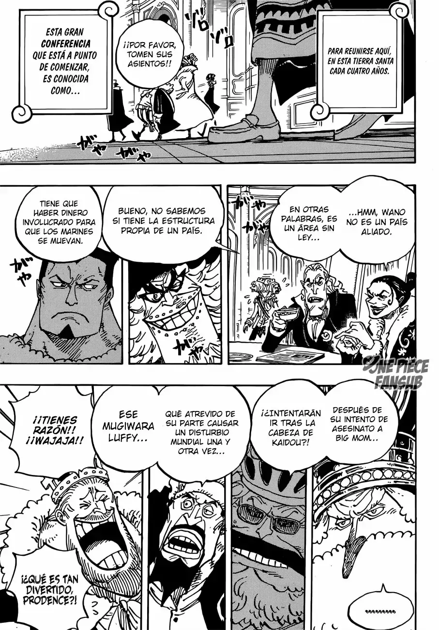 One Piece Capitulo 908: Comienza el Lev Ely página 12