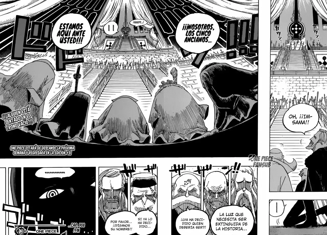 One Piece Capitulo 908: Comienza el Lev Ely página 16