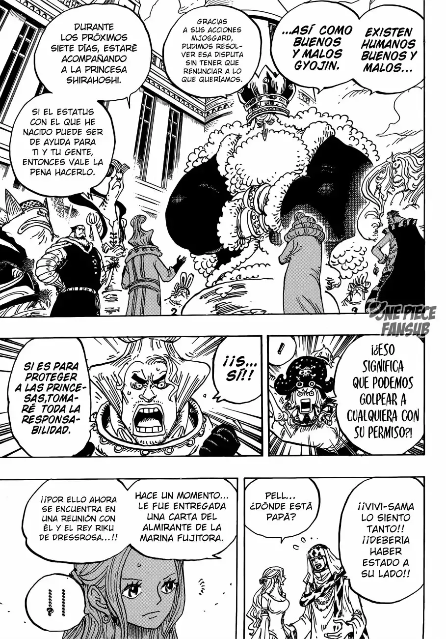 One Piece Capitulo 908: Comienza el Lev Ely página 4