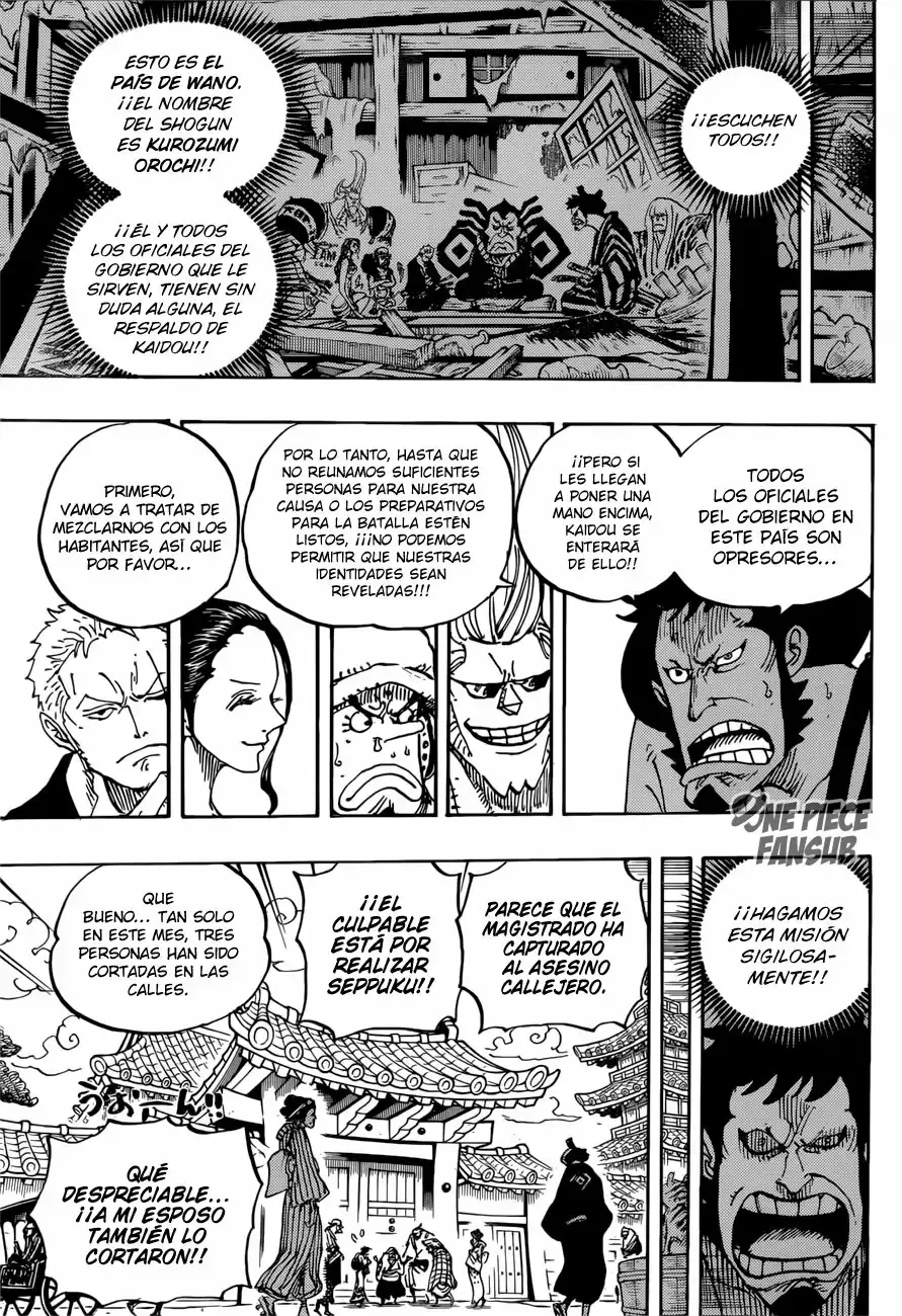 One Piece Capitulo 909: Seppuku página 13