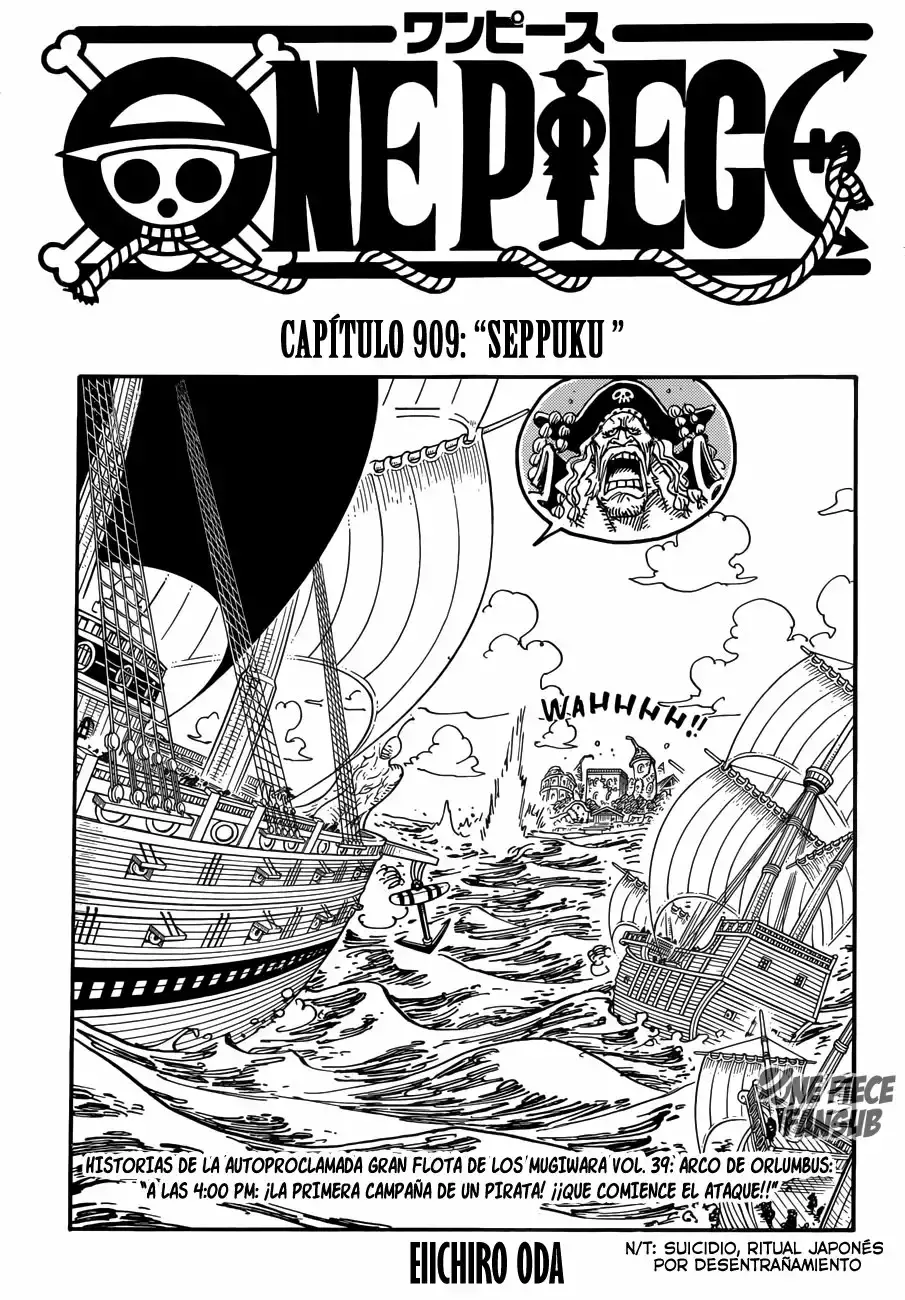 One Piece Capitulo 909: Seppuku página 2
