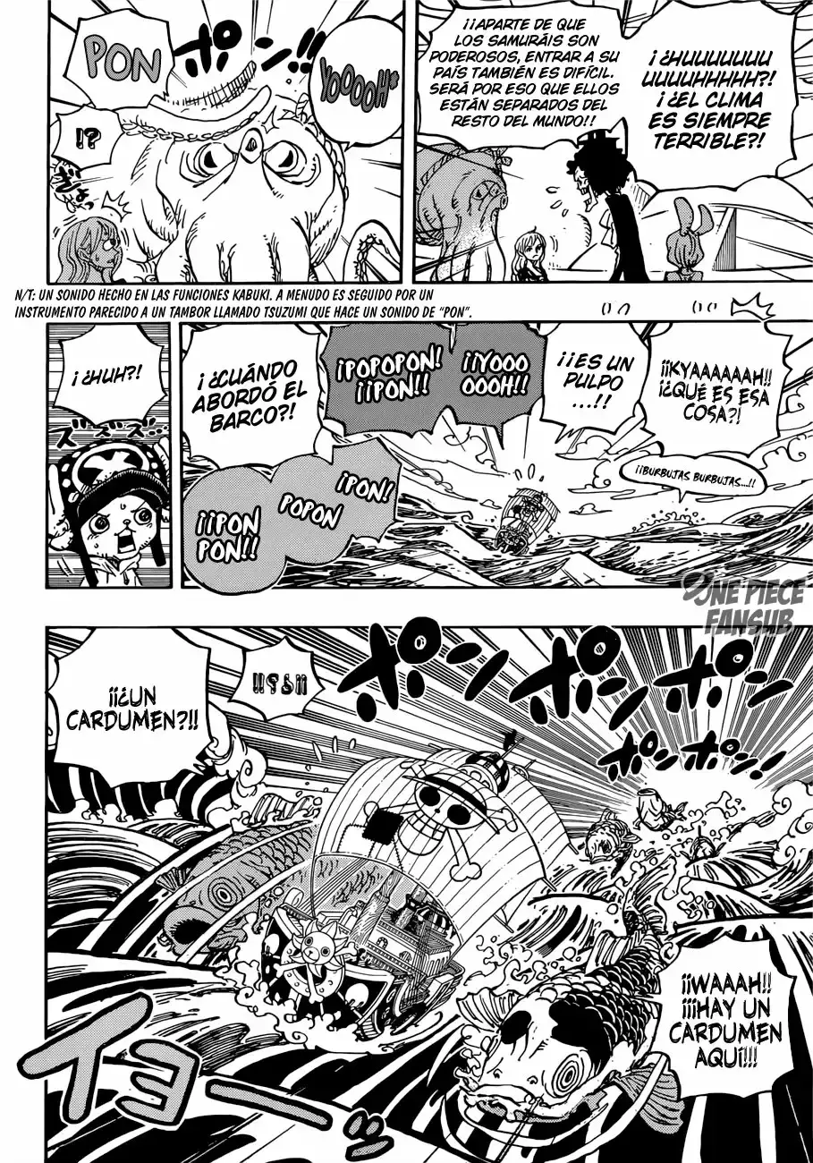 One Piece Capitulo 910: Rumbo al país de Wano página 7