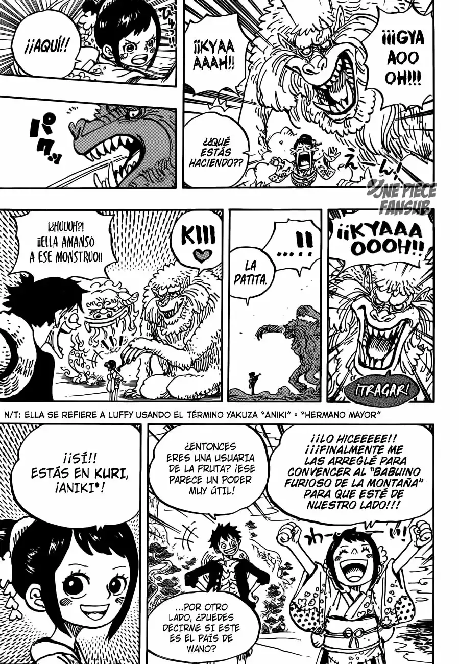 One Piece Capitulo 911: Una Gran Aventura en la Tierra de los Samurai página 11