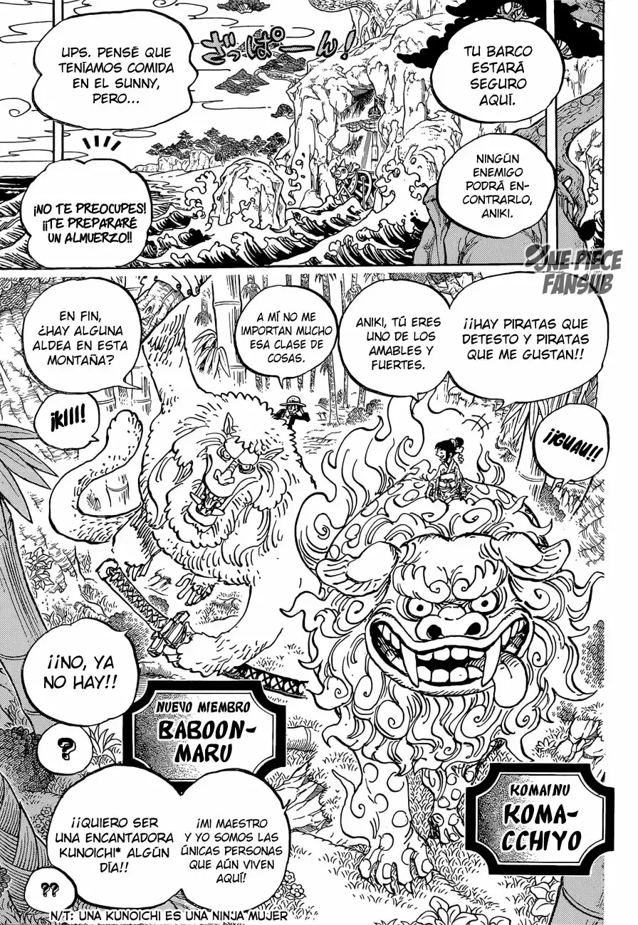 One Piece Capitulo 911: Una Gran Aventura en la Tierra de los Samurai página 13