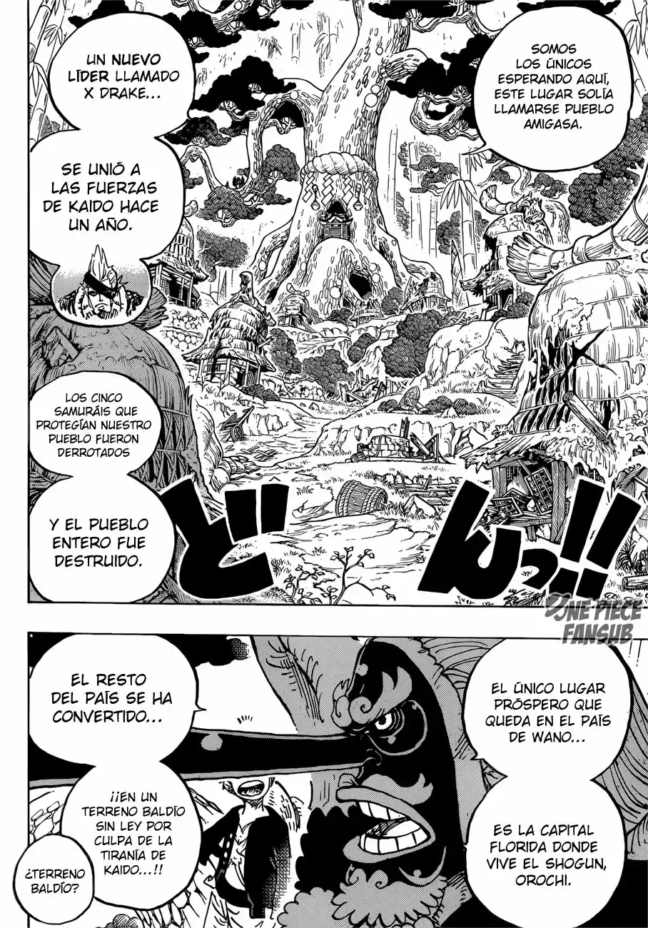 One Piece Capitulo 912: Villa Amigasa página 6