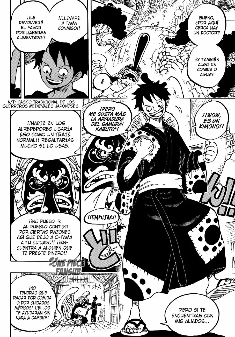 One Piece Capitulo 912: Villa Amigasa página 8