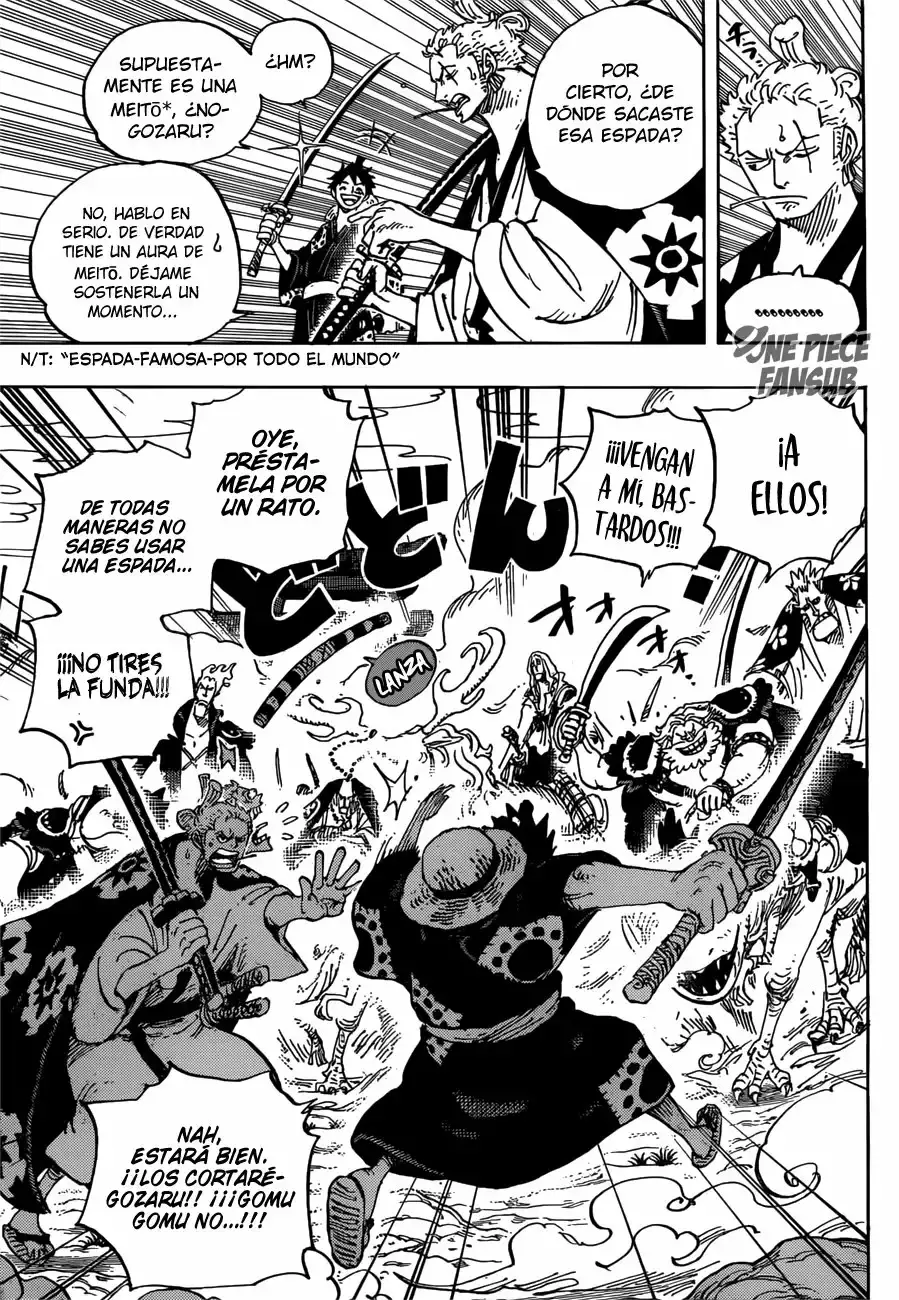 One Piece Capitulo 913: Tsuru devuelve el favor página 4