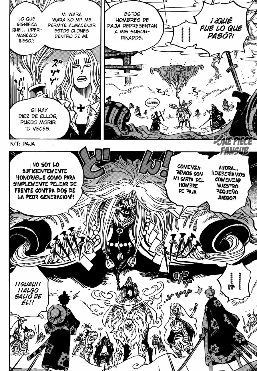 One Piece Capitulo 913: Tsuru devuelve el favor página 8