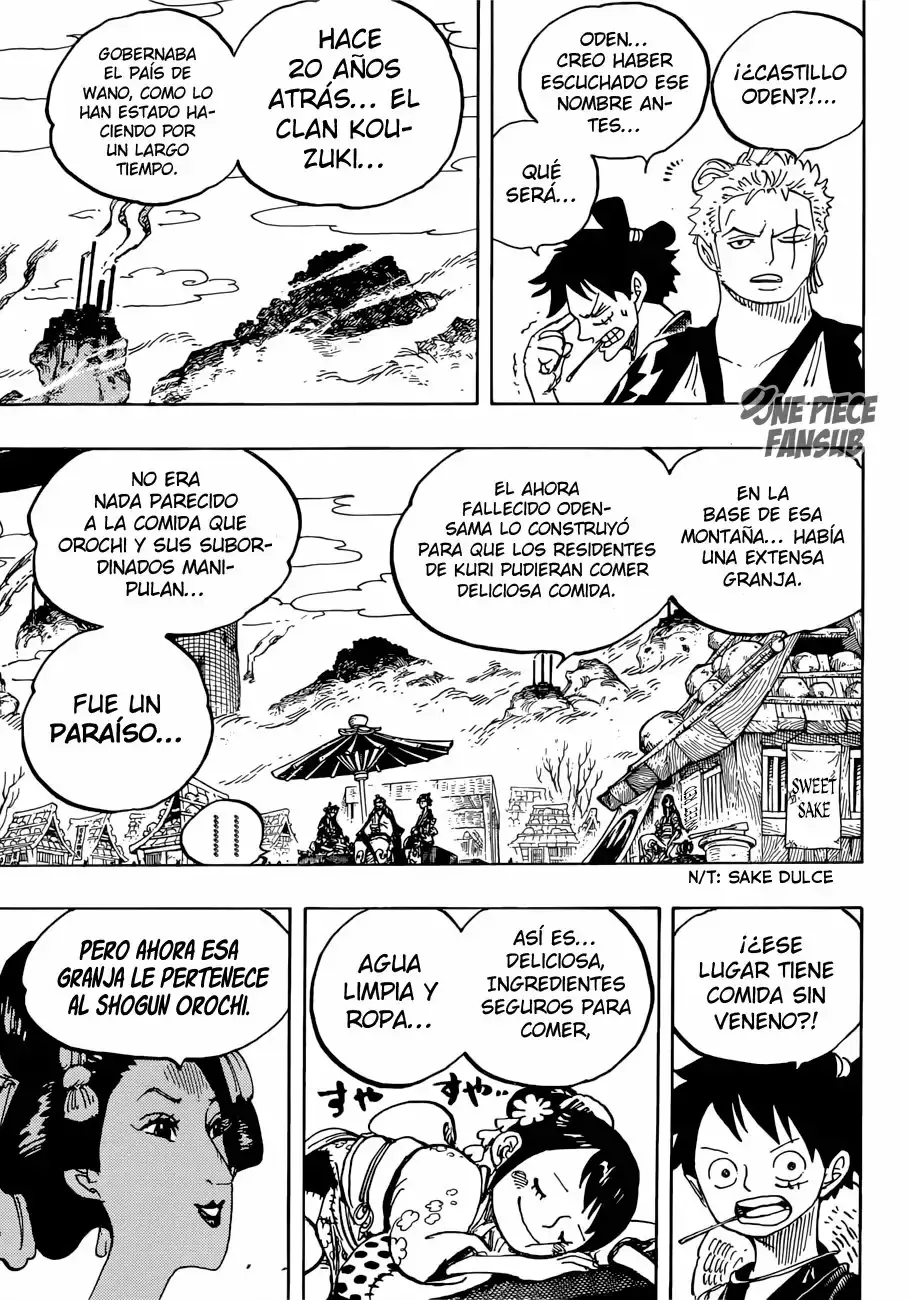 One Piece Capitulo 914: Okobore, el pueblo de las sobras página 10