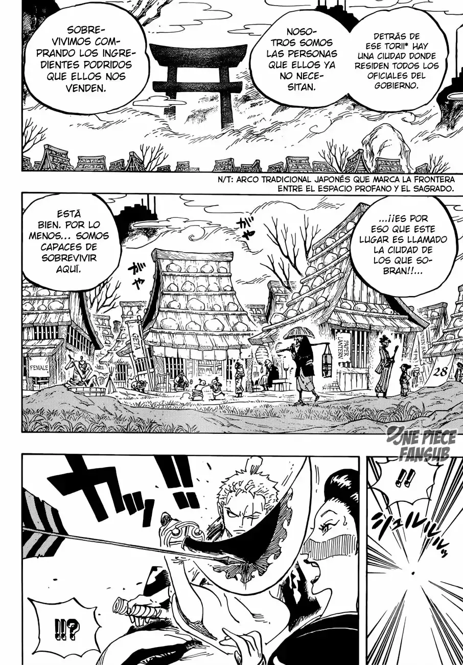 One Piece Capitulo 914: Okobore, el pueblo de las sobras página 11
