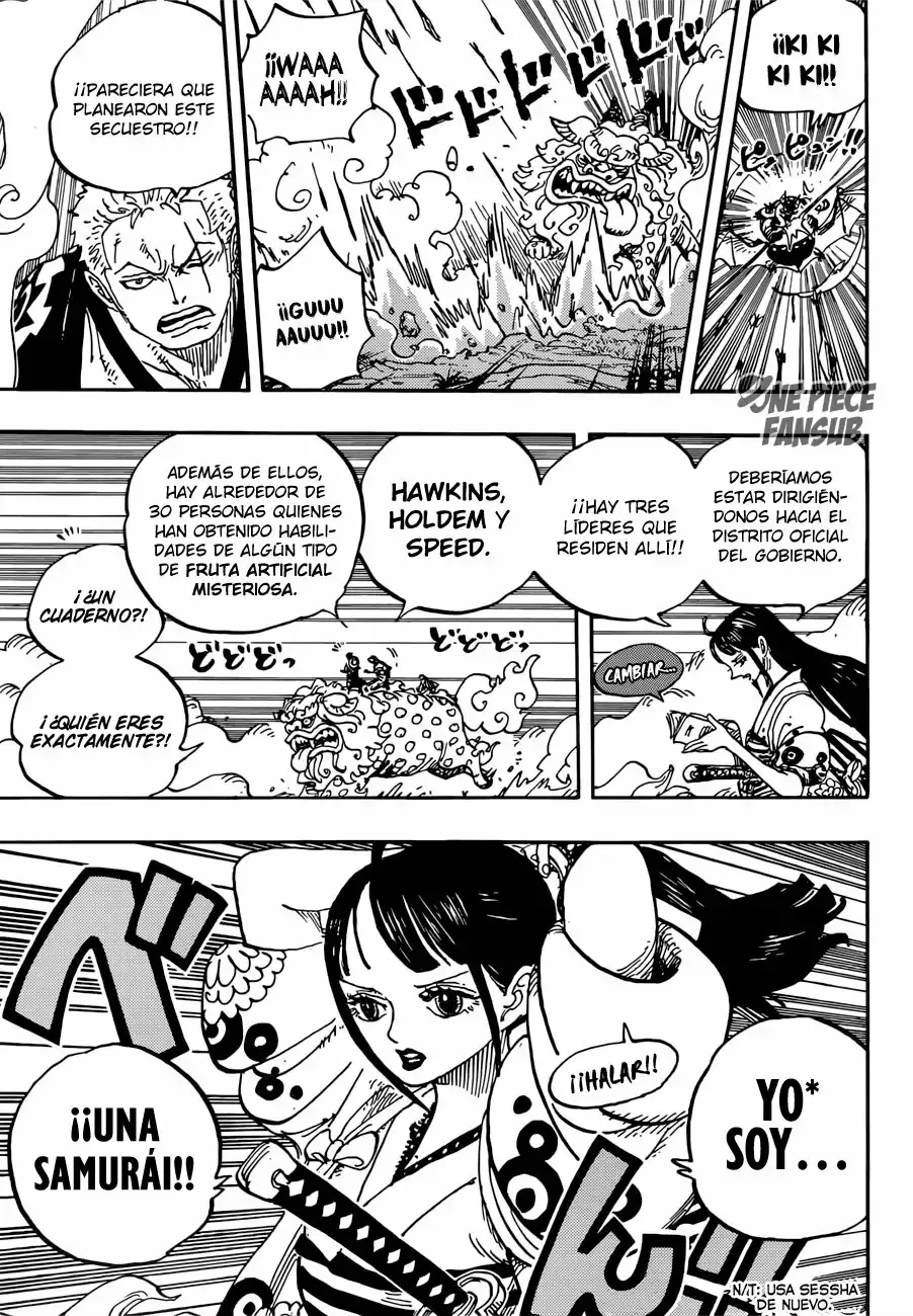 One Piece Capitulo 914: Okobore, el pueblo de las sobras página 16