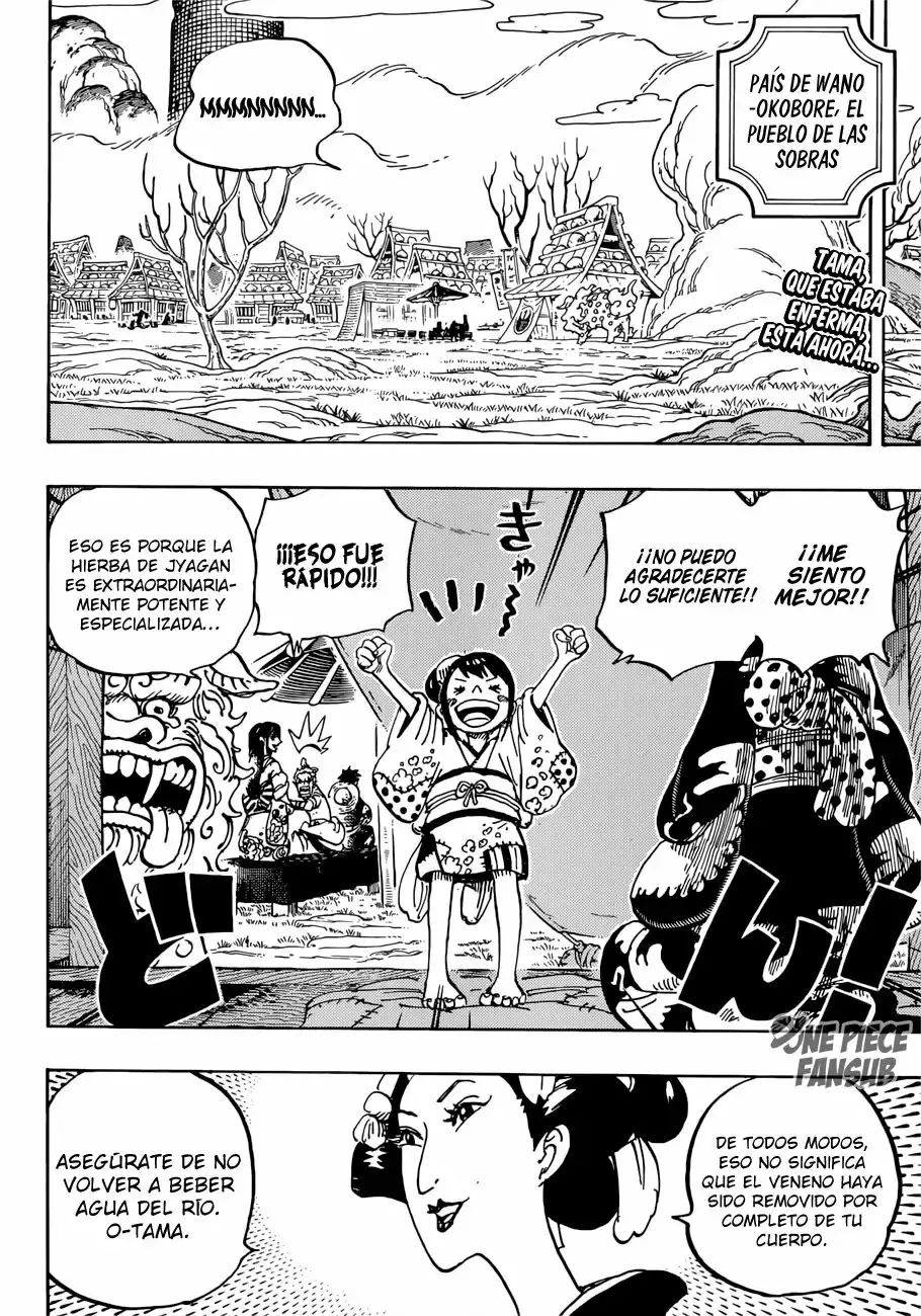 One Piece Capitulo 914: Okobore, el pueblo de las sobras página 3