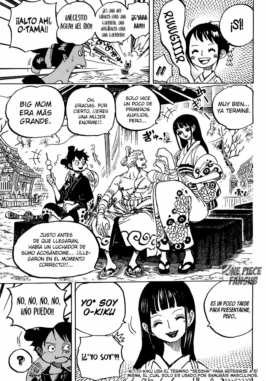 One Piece Capitulo 914: Okobore, el pueblo de las sobras página 4