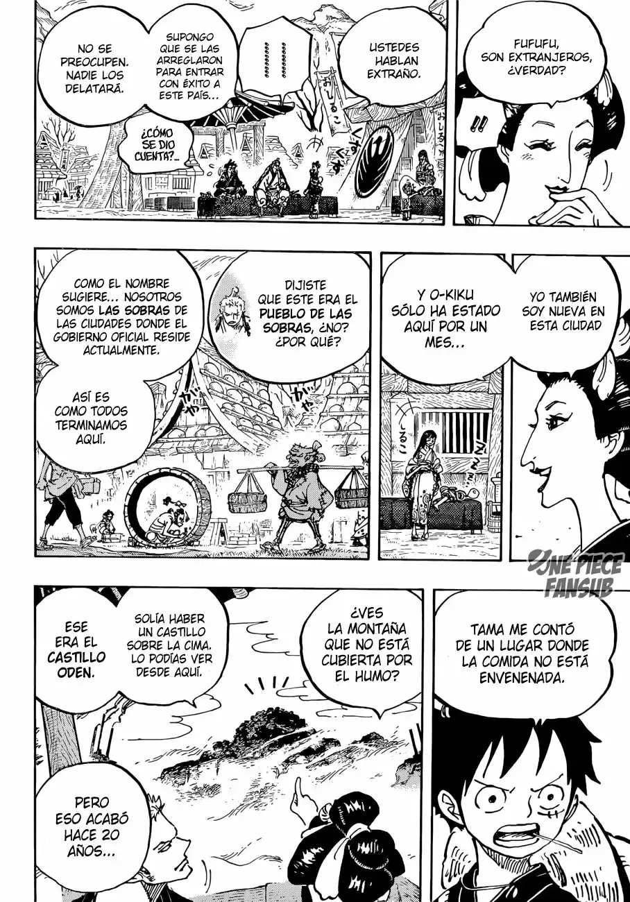 One Piece Capitulo 914: Okobore, el pueblo de las sobras página 9