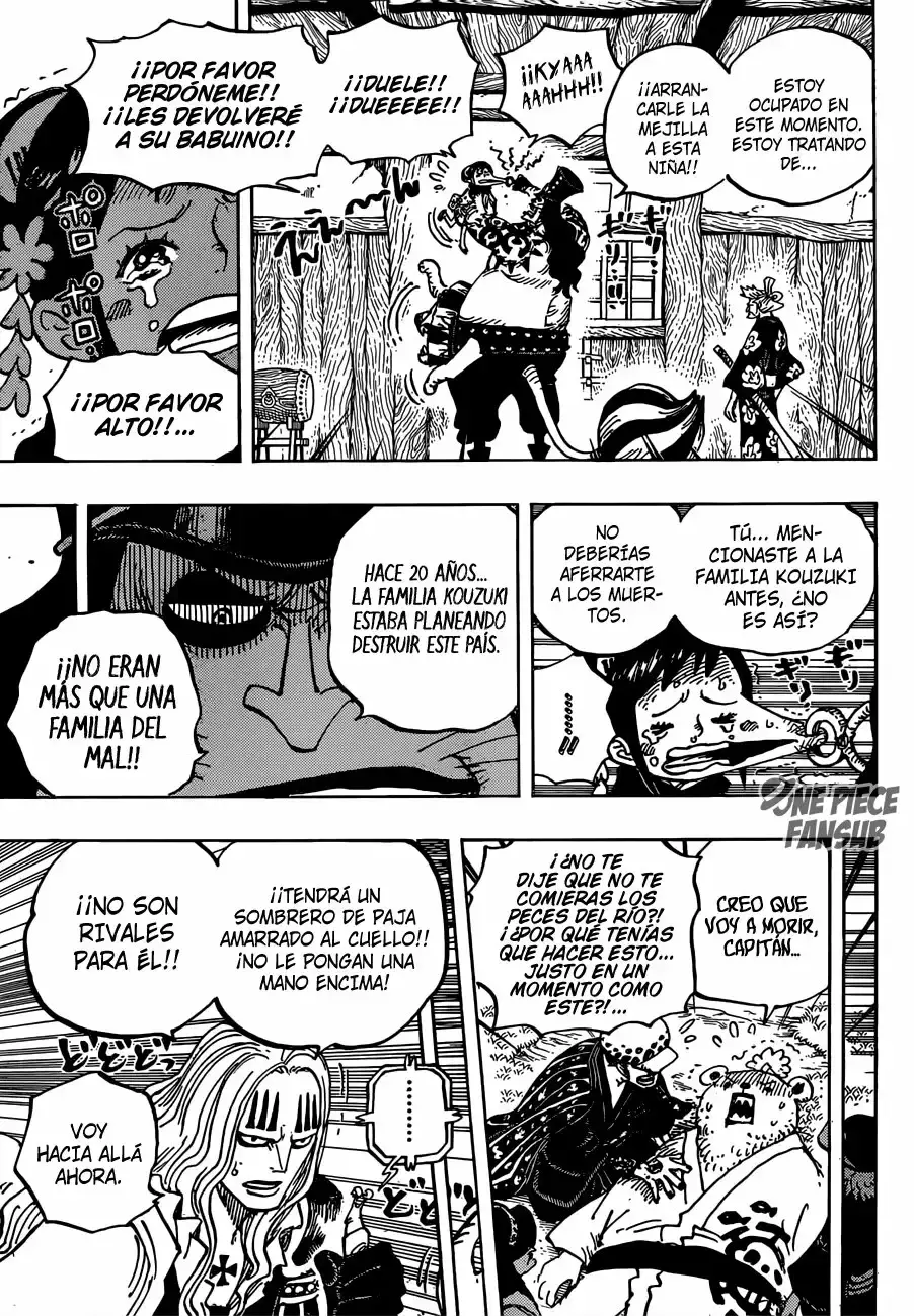 One Piece Capitulo 916: Una gran contienda de sumos en el pais de Wano página 11